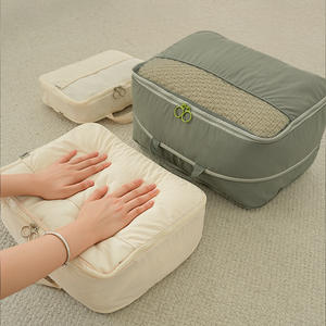 Sacs de rangement en coton pour vêtements, organisateurs de bagages rectangulaires pour voyages, séparateurs de sous-vêtements et de vêtements - Product Image 1