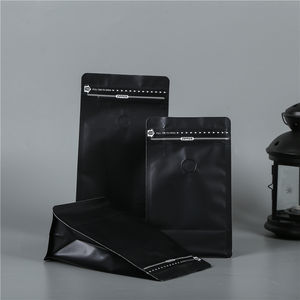 Özelleştirilmiş baskılı kare alt sekiz tarafı mühürlü düz Stand-up Whey <span class=keywords><strong>Protein</strong></span> kahve çanta ambalaj için 250g 500g 1kg Zip vana - Product Image 5