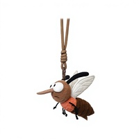 Peluche mignonne anti-moustiques Duo Dum, pendentif, compagnon de sommeil, oreiller, jouet en peluche, cadeau d'anniversaire unisexe en polyester