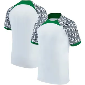 Maillot de football nouveau modèle 2023 coupe qualité thaïlandaise hauts fans version uniforme Nigeria Football chemises monde 2022 maillots