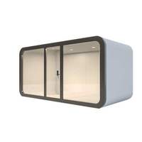 Rumah Kapsul Desain Modern Apple Cabin Mewah Prefab Modular Berbahan Baja Galvanis untuk Penggunaan Hotel dan Apartemen