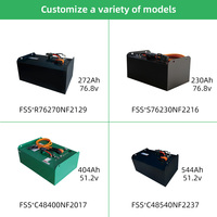 Baterai Lithium 48V 400Ah Pengganti Baterai Asam Timbal untuk Kendaraan Platform Pengangkat Teknik Paket Baterai Forklift Listrik