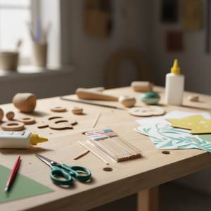 Bastoncini di Legno Ilan 1x5x110mm 100pz per Artigianato e Fai da Te - Product Image 3