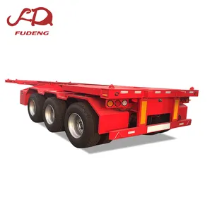 Fudeng pabrik HARGA TERBAIK kualitas tinggi chassis trailer 2/3/4 as roda FUWA pendaratan kerangka trailer