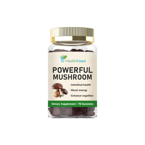 Gummies aux champignons puissantes OEM ODM avec équivalent à base de plantes pour améliorer la mémoire et la clarté, calmer l'humeur – Supplément complexe de champignons - Product Image 1