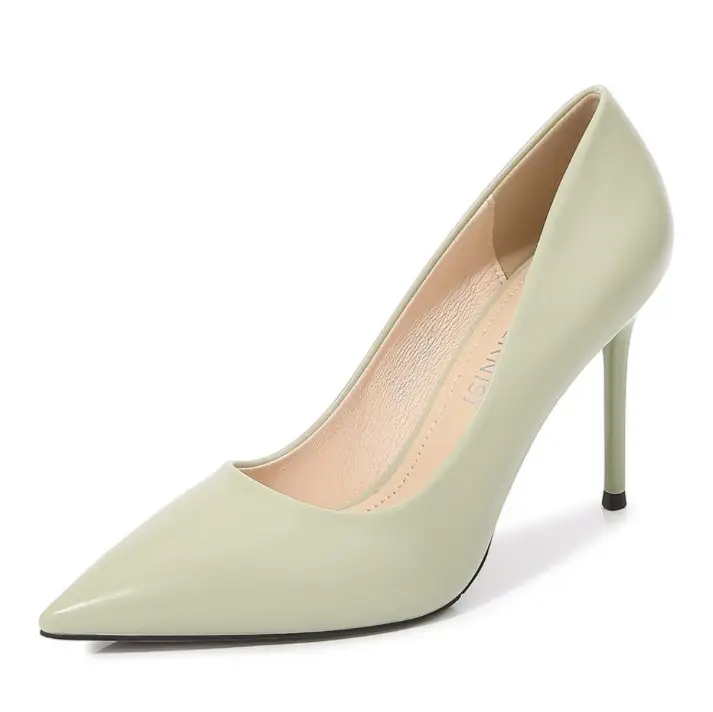 UP-1317j 9.5cm Stilettos Heels Pumps Pointed Toe Elegant Women High Heel Dress Party Office Ladies Shoes