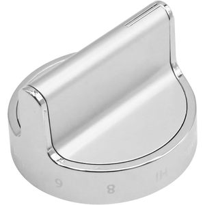 Bouton de cuisinière à gaz en acier inoxydable W10766544, remplacement pour four à usage domestique - Product Image 1