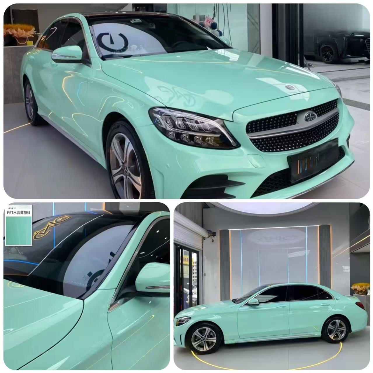 Crystal mint green