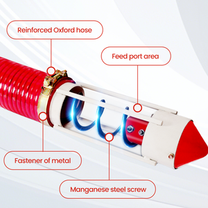 Xách tay 220V/380V Hạt máy hút Heavy-Duty băng tải trục vít cho trang trại/kho tải bền dễ dàng di chuyển trang trại máy - Product Image 2
