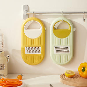 เครื่องตัดผักอเนกประสงค์ พร้อมที่หั่น สไลด์ ซอย สำหรับมันฝรั่ง หัวไชเท้า แครอท แตงกวา ใช้ในครัว - Product Image 2