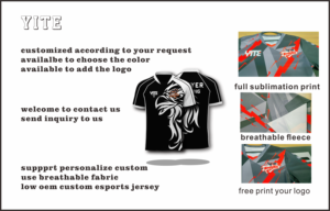 Custom Personalize Men Blue Team Esport Jersey Breathable Esport <strong>Gaming</strong> <strong>Tshirt</strong> - Product Image 2