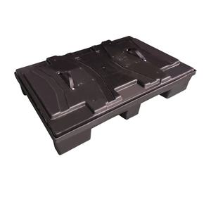 กล่องพาเลทแบบพับได้ <span class=keywords><strong>TW101</strong></span>ฝาปิดหล่อขึ้นรูปด้านล่าง1130x725x745มม. ใช้โลจิสติกส์แบบสองหน้า250กก. รับน้ำหนักได้2.5กก. - Product Image 1