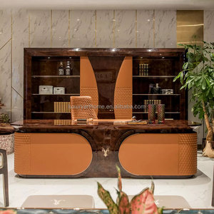 Escritorio de oficina ejecutivo de lujo moderno, muebles de oficina para el hogar de gama alta, últimos diseños plegables para uso en villas - Product Image 4