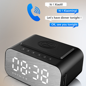 Đồng Hồ Báo Thức Di Động Mới Nhất Loa Sạc Không Dây <span class=keywords><strong>Bluetooth</strong></span> - Product Image 5