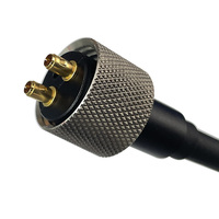 Sonde d'épaisseur DA590 avec câble blindé GE C123, adaptée aux jaugeurs d'épaisseur des séries DMS Go et DM5E