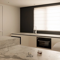 Juego de Muebles de Cocina Modulares Modernos Personalizados, Gabinetes de Pared de Altura Completa en Acrílico de Alto Brillo, Gabinetes de Cocina Plegables