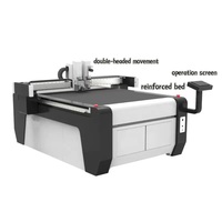 Machine de découpe automatique CNC à couteau oscillant 2516 pour carton ondulé, boîtes à pizza et emballages en carton