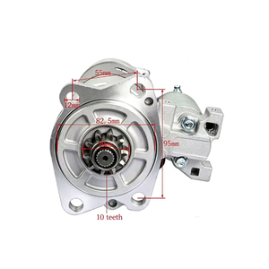 Démarreur pour chariot élévateur Mitsubishi <span class=keywords><strong>Monter</strong></span> S6S 24V 5kW M008T60371 32B66-00200 10 dents compatible avec les chariots élévateurs Mitsubishi FD40 FD45 FD50 - Product Image 6