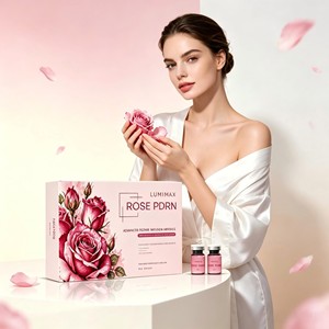 ROSE PDRN เซรั่มบำรุงผิวหน้าให้กระจ่างใส เนื้อสัมผัสเรียบเนียน ลดรูขุมขนกว้าง ให้ความชุ่มชื้นและเปล่งประกาย ซ่อมแซมผิว บำรุงผิวแพ้ง่าย - Product Image 3