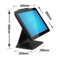 Direct Manufacturer Retail 15 pouces POS System Terminal de système POS pour caisse enregistreuse pour entreprises