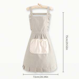 High Quality Waterdrop Resistant <b>Apron</b> with 2 Pockets <b>Apron</b> Bulk for <b>Kitchen</b> Cooking Restaurant BBQ Painting Crafting - Product Image 3