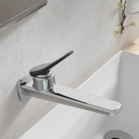 Momali 2025 dernier mitigeur de lavabo mural en laiton mitigeur de lavabo encastré robinets de lavabo de salle de bain muraux ronds