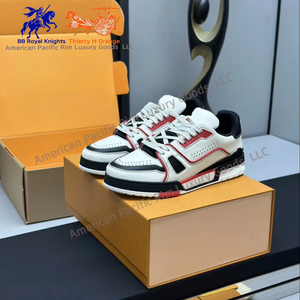 Zapatillas Deportivas Casuales de Cuero Genuino, Zapatillas de Baloncesto Unisex de Alta Calidad, Zapatillas de Skateboard para Hombre, Estilo para Caminar - Product Image 1