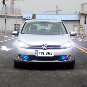 Luces LED de Circulación Diurna para Volkswagen Golf 6, Faros Antiniebla Delanteros con Intermitentes 2010-2012, Sellados e Impermeables, 12V - Product Image 1