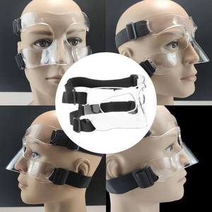 อุปกรณ์ป้องกันใบหน้าสำหรับกีฬาบาสเกตบอลสำหรับผู้ใหญ่ ปรับได้ ป้องกันการกระแทก ป้องกันการบาดเจ็บที่จมูก - Product Image 5