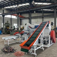 Machine de recyclage de fil de cuivre avec assurance commerciale, granulateur de cuivre, équipement de séparation, machine de recyclage de câbles usagés