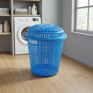 Cestas de Almacenamiento Plegables Cilíndricas de Plástico, Diseño 2023, Gran Venta, para Lavandería, Cocina, Sala de Estar, Dormitorio, Desmontables - Product Image 2