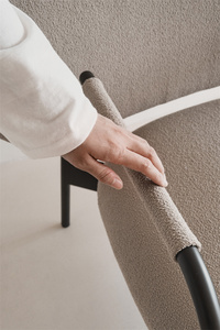 <span class=keywords><strong>OEM</strong></span> Factory Großhandel Nordic Fashion Boucle Velvet Akzent Stühle Moderne Luxus Freizeit Wohnzimmer Sessel - Product Image 6