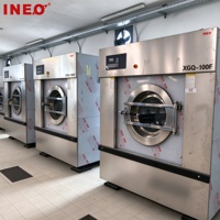 Stainless Steel Heavy Duty Washer Extractor Tumble Dryer and Ironer for Hotel Commercial Laundry Room Equipment Solution
