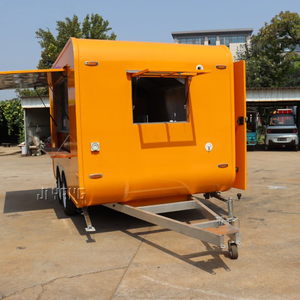 Hot Dog Street Cart Food Car Máquinas móviles Takoyaki Rulote Food Truck Goods Camión de comida eléctrico para remolque Remolque de comida - Product Image 3