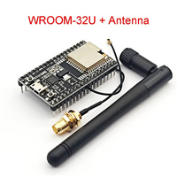 Carte de développement ESP32 DevKitC WIFI+BT avec module WROOM & WIFI et antenne 2.4G en option, carte de développement ESP32-WROOM-32U