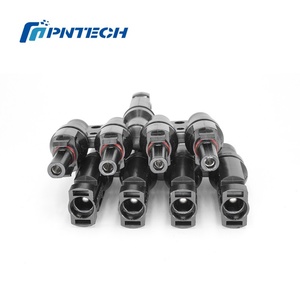 For Approved IP65 Solar Panel T Type <b>Connector</b> PV004-T4 DC 1000V 30A UL94 V-0 Tinned Copper PPO Insulation PNTECH Power Systems - Product Image 3