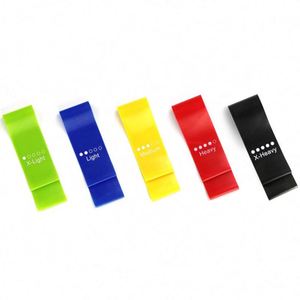 Más Vendido: Set de 5 Bandas de Resistencia de Látex para Ejercicios de Estiramiento, Yoga y Fitness - Product Image 6