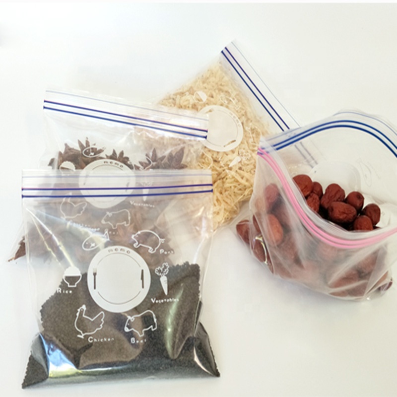 Высококачественный влагостойкий полиэтиленовый пластиковый прозрачный пакет на молнии Пластиковый пакет на молнии