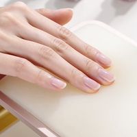 Repose-bras rectangulaire en silicone souple pour manucure en salon