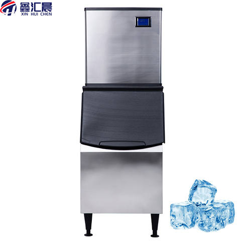 Emerson Compressor Industrial Ice Making Machine 272KG/24H Big Capacity Cube Ice Block R22 R404 Air Cooling Core Motor