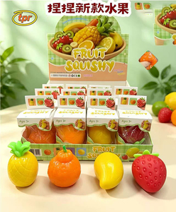 Giocattoli Antistress a Forma di Frutta, Morbidi e Carini, a Forma di Pera, per Bambini e Adulti - Product Image 1