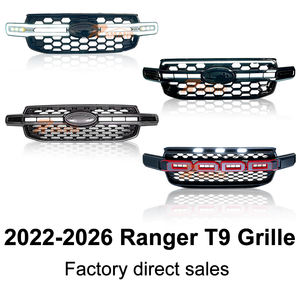 Grille avant ABS LED pour Ranger T9 2022-2026 Kit de pare-chocs de voiture Feux de jour Grille <span class=keywords><strong>Accessoires</strong></span> - Product Image 1