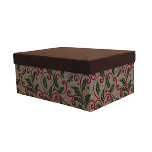 Caja de Navidad HOLLY 27X19.5X11CM - Product Image 1