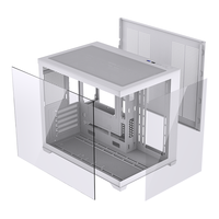 LOVINGCOOL Boîtier de CPU de jeu personnalisé M-atx/ITX Boîtier d'ordinateur à tour moyenne Ventilateur de CPU de bureau Boîtier de châssis pour PC