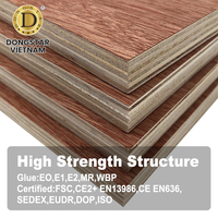 Contrachapado de Sapele de 4x8 pies, Contrachapado Marino Impermeable Fenólico para Construcción