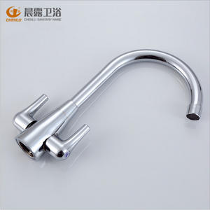 Grifo de Cocina Chenlu de 2 Manijas, Montado en el Encimera, con Válvula de Cerámica, Rotación de 360 Grados, Estilo Tradicional - Product Image 4