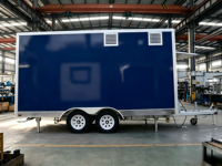 Chariot de restauration BBQ personnalisé en acier inoxydable, camion de restauration rapide, remorque de concession, camion de vente ambulante de hot-dogs, camion de vente de snacks, de frites et autres aliments