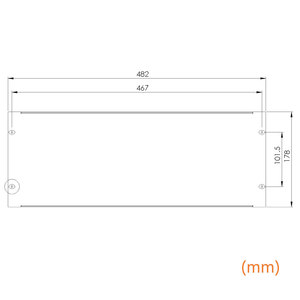 Panel de Separación y Protección 6604U para Racks de Servidor, Panel de Relleno para Rack de 4U y 19 Pulgadas - Product Image 3