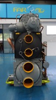 Refroidisseur à vis à eau HVAC d'occasion 901 kW R134a, unité de refroidissement centralisée commerciale et industrielle haute efficacité
