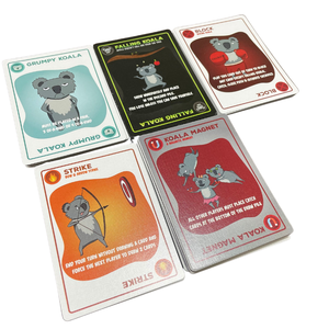 Paquete de 5 tarjetas de juego de mesa de <span class=keywords><strong>regalo</strong></span> personalizadas, papel/tarjetas de juego de plástico, tarjetas de juego coleccionables - Product Image 5